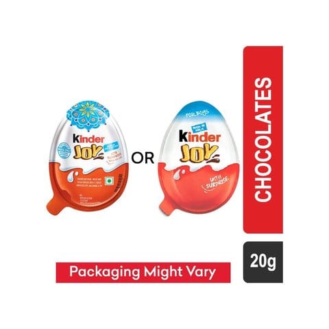 Kinder Joy Shaped Chocolates