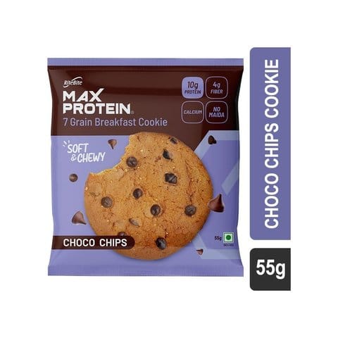 RiteBite Max Protein Choco Chips Cookies